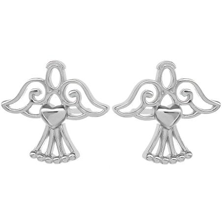 Stříbrné náušnice - anděl | Argento.cz