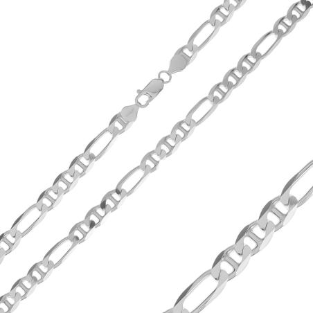 Stříbrný řetízek - vzor Figaruchi, šířka 6,9 mm | Argento.cz