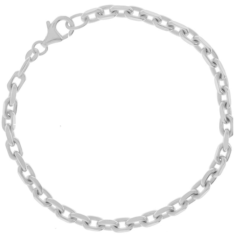 Stříbrný náramek - vzor Rolo, tloušťka 5 mm | Argento.cz