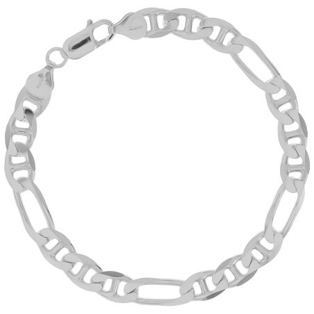 Stříbrný náramek - vzor Figaruchi, šířka 6,9 mm | Argento.cz