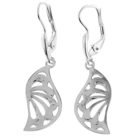 Stříbrné náušnice - s ručním gravírem | Argento.cz