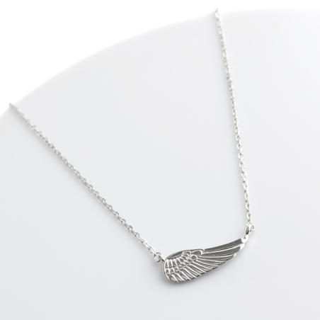 Stříbrný náhrdelník - andělské křídlo, délka 43 až 46 cm | Argento.cz