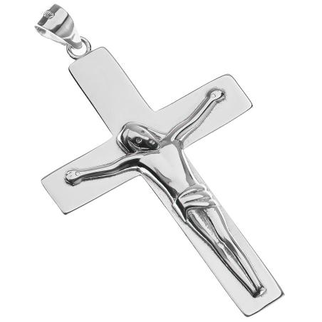 Stříbrný přívěsek - křížek s Ježíšem | Argento.cz