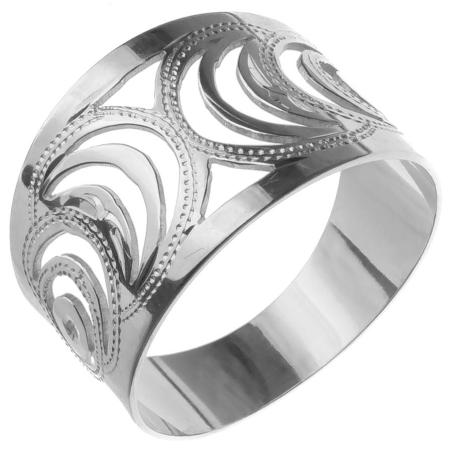 Stříbrný prsten - s ručním gravírem | Argento.cz