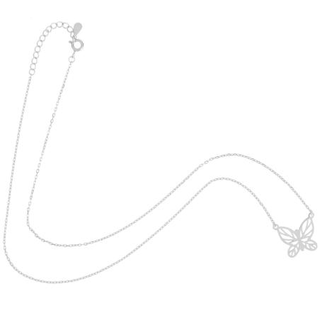 Stříbrný náhrdelník - motýl | Argento.cz
