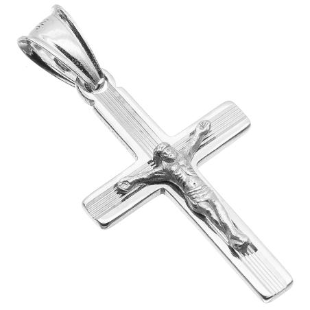 Stříbrný přívěsek - křížek s Ježíšem | Argento.cz