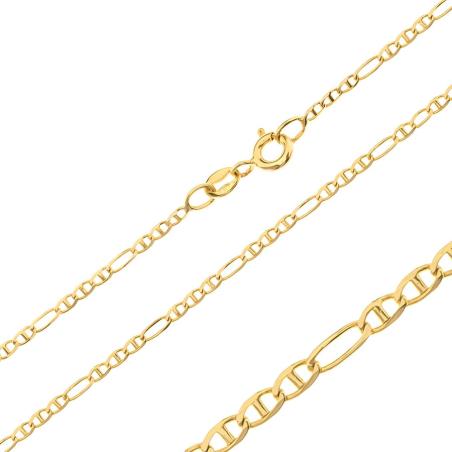 Zlatý řetízek - vzor Figaruchi, šířka 1,6 mm | Argento.cz