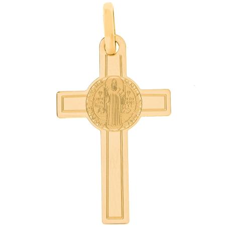 Zlatý přívěsek - Benediktinský kříž | Argento.cz