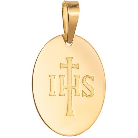 Zlatý přívěsek - křesťanský monogram IHS | Argento.cz