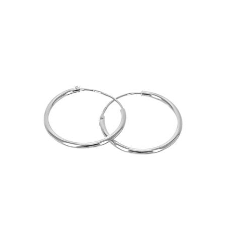 Stříbrné náušnice kruhy - 20 mm průměr | Argento.cz