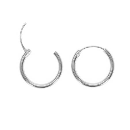 Stříbrné náušnice kroužky - průměr 18 mm | Argento.cz