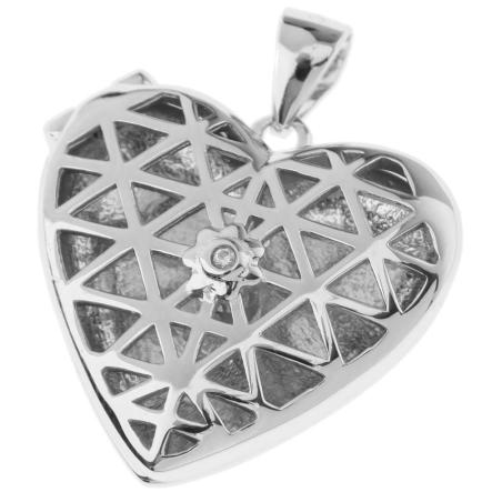 Stříbrný přívěsek na fotku - srdíčko | Argento.cz