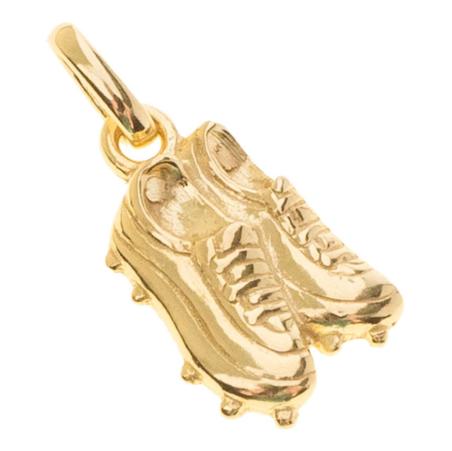 Pozlacený stříbrný přívěsek - kopačky | Argento.cz