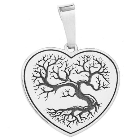 Stříbrný přívěsek - strom života, srdíčko | Argento.cz