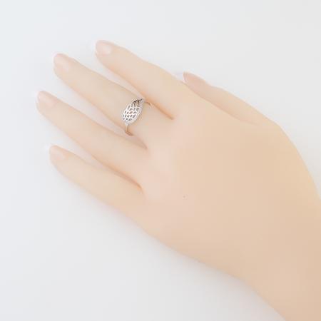 Stříbrný prsten - andělské křídlo, čiré kulaté zirkony | Argento.cz