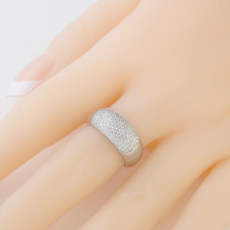 Stříbrný prsten - čiré kulaté zirkony | Argento.cz