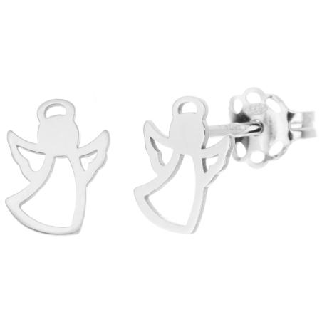 Stříbrné náušnice - anděl | Argento.cz