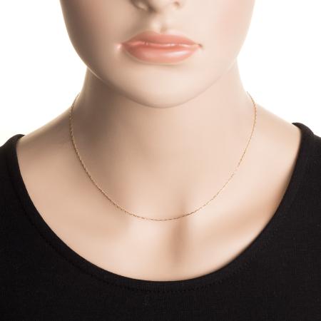 Zlatý řetízek - vzor Rolo, tloušťka 1,1 mm | Argento.cz