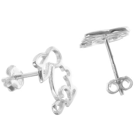 Stříbrné náušnice - zajíc | Argento.cz