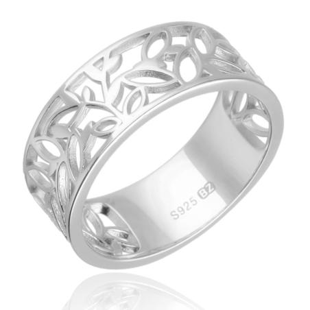 Stříbrný prsten - list | Argento.cz