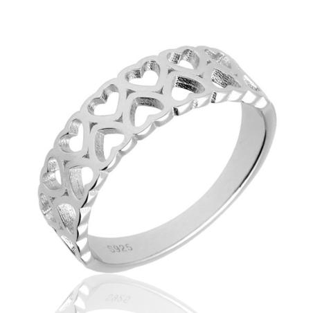 Stříbrný prsten - srdíčko | Argento.cz