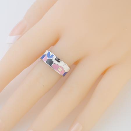 Stříbrný prsten - barevná glazura | Argento.cz
