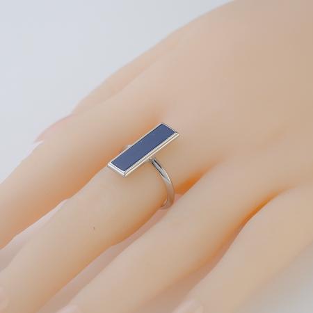 Stříbrný prsten - syntetický kámen lapis lazuli | Argento.cz