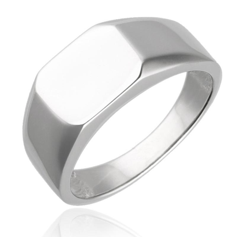 Stříbrný prsten - pečetní | Argento.cz