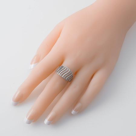 Stříbrný prsten - čiré kulaté zirkony | Argento.cz