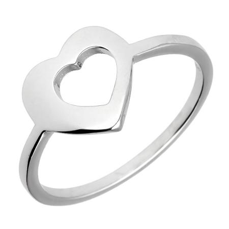 Stříbrný prsten - srdíčko | Argento.cz