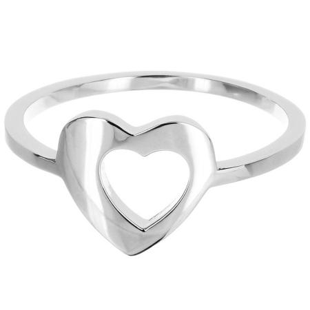 Stříbrný prsten - srdíčko | Argento.cz