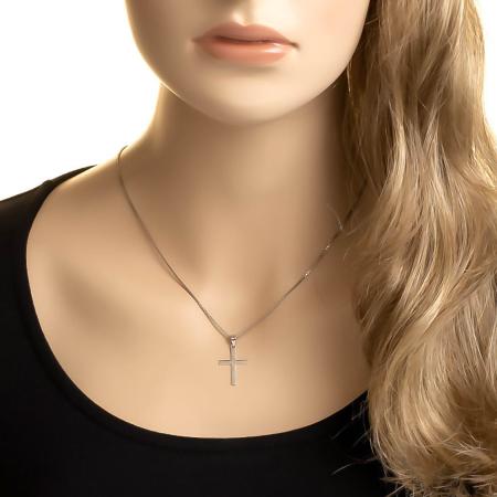 Stříbrný přívěsek - křížek | Argento.cz