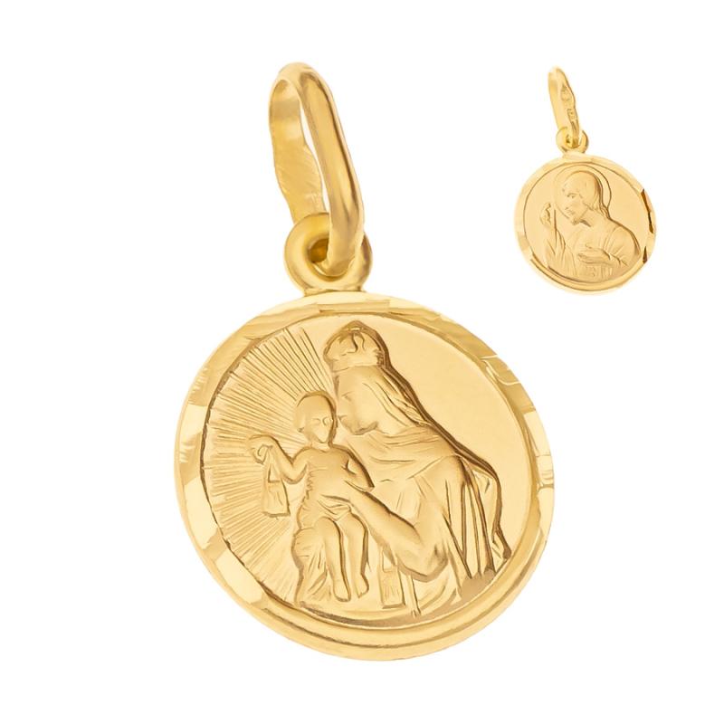 Zlatý přívěsek Škapulíř | Argento.cz
