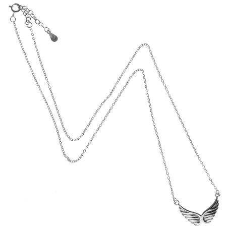 Stříbrný náhrdelník - andělské křídlo, délka 43 až 46 cm | Argento.cz