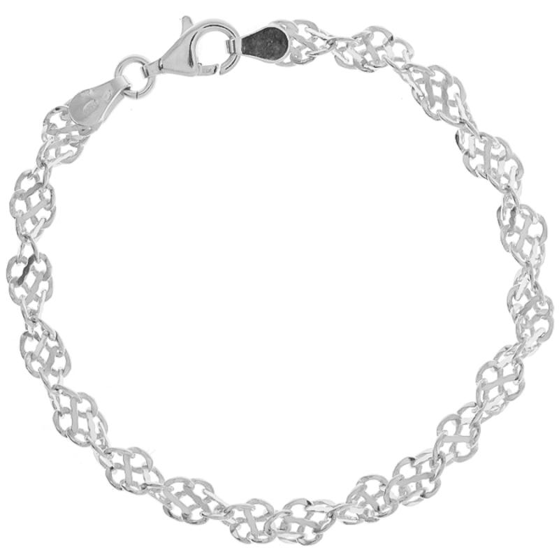 Stříbrný náramek - tloušťka 5 mm | Argento.cz