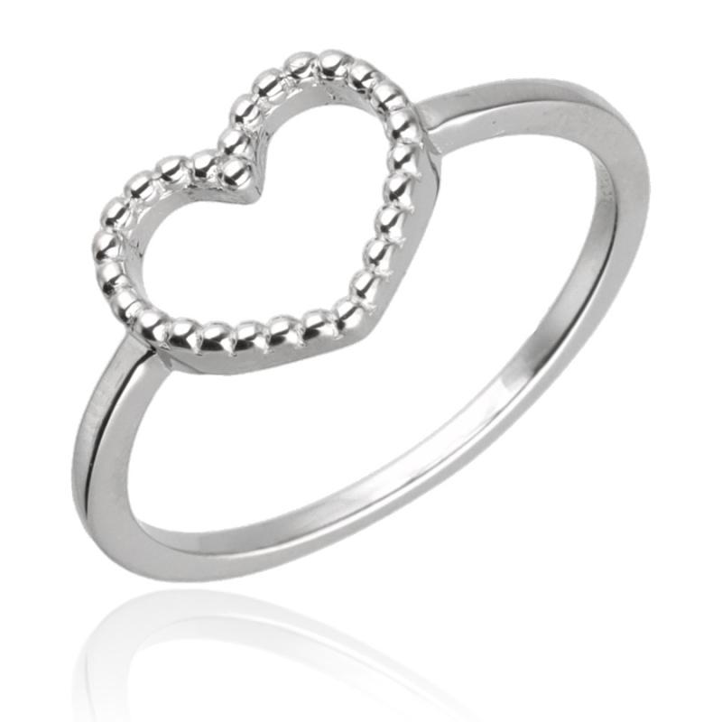 Stříbrný prsten - srdíčko | Argento.cz