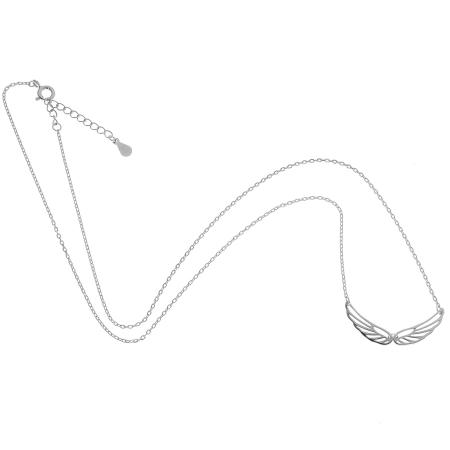 Stříbrný náhrdelník - andělské křídlo, délka 43 až 46 cm | Argento.cz