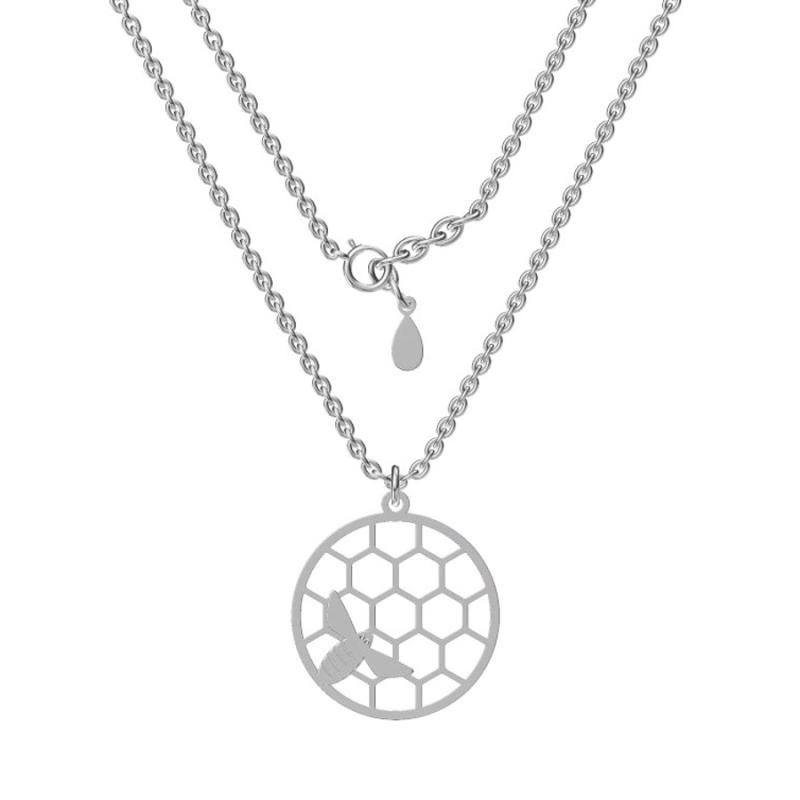 Stříbrný náhrdelník - včelka, délka 43 až 46 cm | Argento.cz