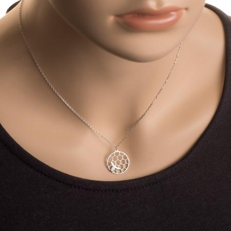 Stříbrný náhrdelník - včelka, délka 43 až 46 cm | Argento.cz