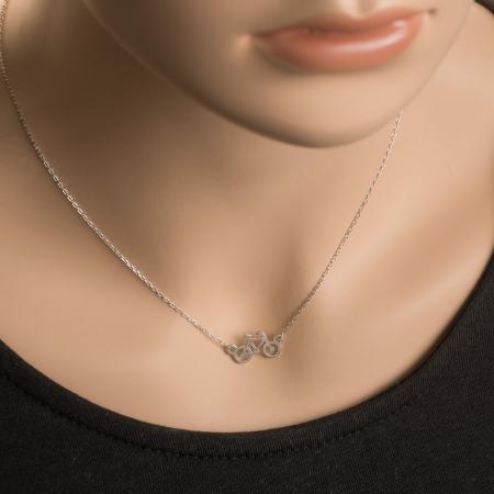 Stříbrný náhrdelník - kolo, délka 42 až 46 cm | Argento.cz