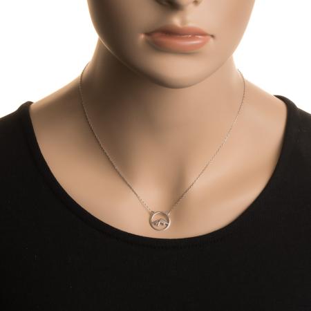 Stříbrný náhrdelník - hory, délka 43 až 46 cm | Argento.cz