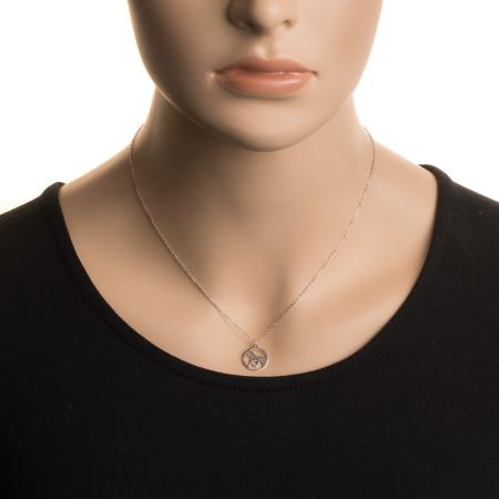 Stříbrný náhrdelník - kůň, délka 43 až 46 cm | Argento.cz