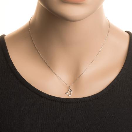 Stříbrný náhrdelník - nota, délka 43 až 46 cm | Argento.cz
