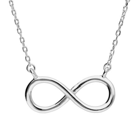 Stříbrný náhrdelník - nekonečno, délka 43 až 46 cm | Argento.cz