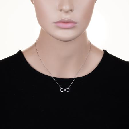 Stříbrný náhrdelník - nekonečno, délka 43 až 46 cm | Argento.cz