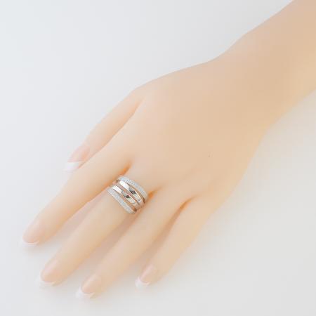 Stříbrný prsten - čiré kulaté zirkony | Argento.cz