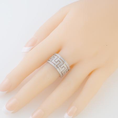 Stříbrný prsten - čiré kulaté zirkony | Argento.cz