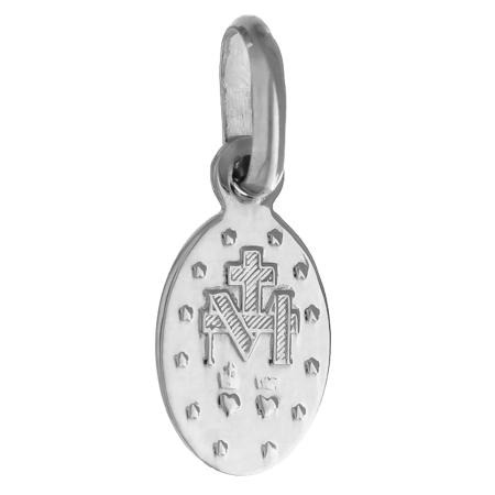 Přívěsek z bílého zlata Zázračná medailka | Argento.cz