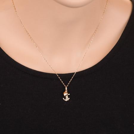 Zlatý přívěsek - srdíčko, kotva, křížek | Argento.cz