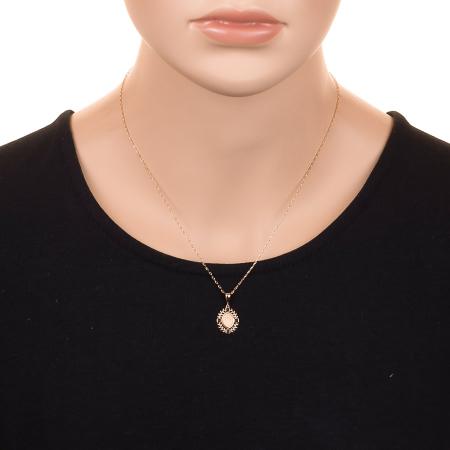 Zlatý přívěsek Zázračná medailka - černé zirkony ve tvaru čtverce | Argento.cz